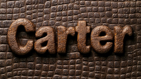 Crocodile Skin personalized name postcard perfect for decor.の素材