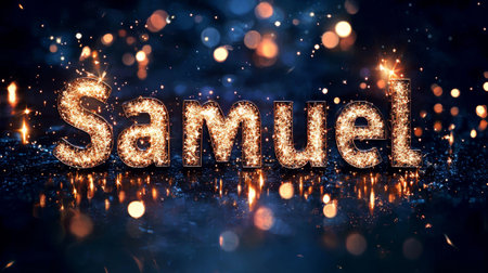Cosmos personalized name postcard perfect for decor.の素材