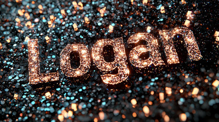 Rhinestones personalized name postcard perfect for decor.の素材