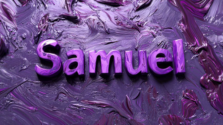 Violet Marble personalized name postcard perfect for decor.の素材