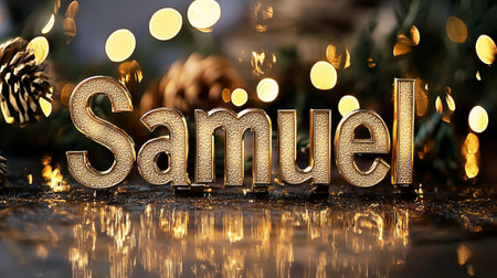 White Gold personalized name postcard perfect for decor.の素材