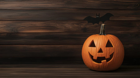 Creative Halloween party background with copy space.の素材