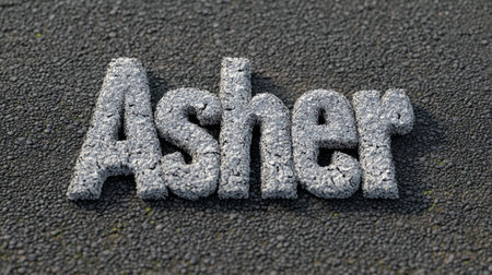 Asphalt personalized name postcard perfect for decor.の素材