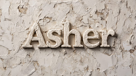 Venetian Plaster personalized name postcard perfect for decor.の素材