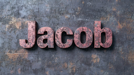 Copper Patina personalized name postcard perfect for decor.の素材