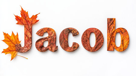 Personalized postcard perfect for decor created in Maple Leaf Letters.の素材