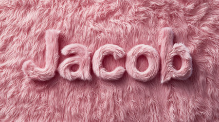 Rose Fur personalized name postcard perfect for decor.の素材