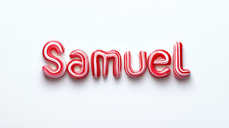 Personalized postcard perfect for decor created in Lollipop Typography.の素材