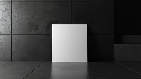 Black Glass Creative Blank Sheet Design Template.の素材