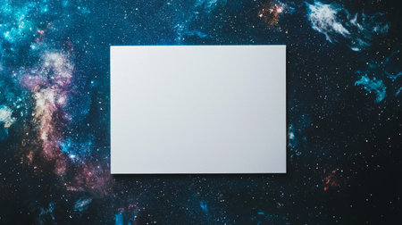 Galaxy Creative Blank Sheet Design Template.の素材