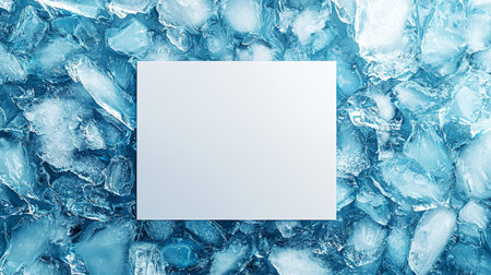 Ice Creative Blank Sheet Design Template.の素材