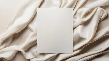 Silk Creative Blank Sheet Design Template.の素材