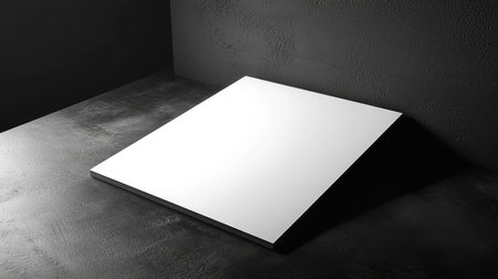 Side Lighting Creative Blank Sheet Design Template.の素材