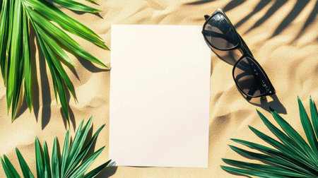 Summer Creative Blank Sheet Design Template.の素材