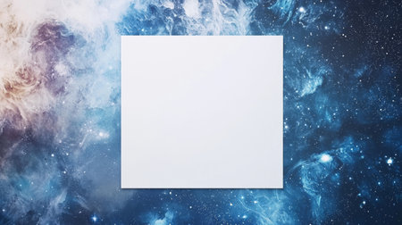 Universe Creative Blank Sheet Design Template.の素材