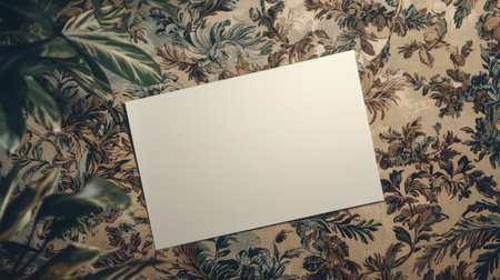 Victorian Creative Blank Sheet Design Template.の素材