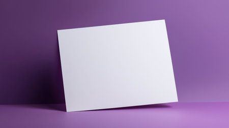 Violet Creative Blank Sheet Design Template.の素材
