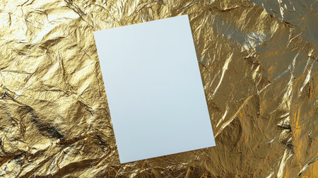White Gold Creative Blank Sheet Design Template.の素材