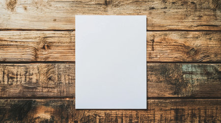 Wooden Oak Creative Blank Sheet Design Template.の素材