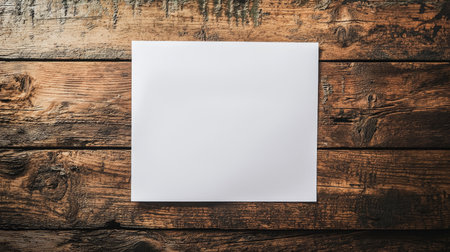 Wooden Oak Creative Blank Sheet Design Template.の素材