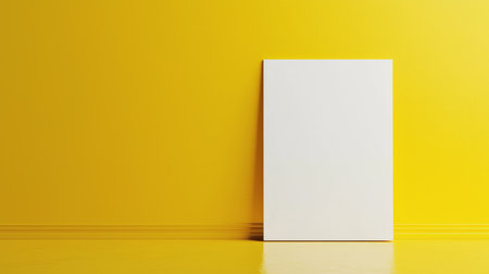 Yellow Glass Creative Blank Sheet Design Template.の素材