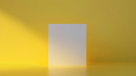 Yellow LED Creative Blank Sheet Design Template.の素材