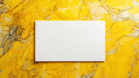 Yellow Marble Creative Blank Sheet Design Template.の素材