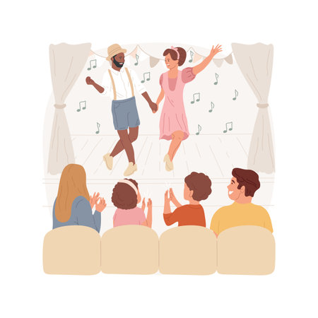 Musical isolated cartoon vector illustration.のイラスト素材