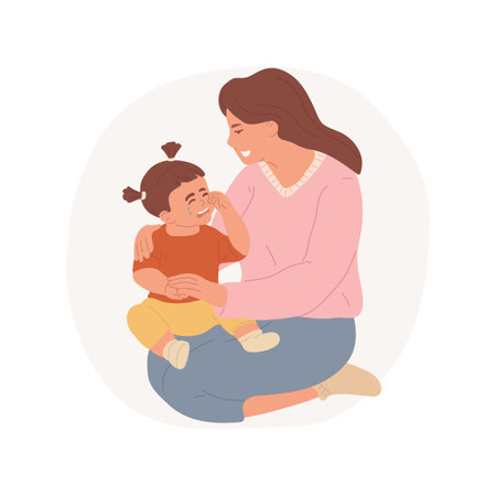 Consolation isolated cartoon vector illustration.のイラスト素材