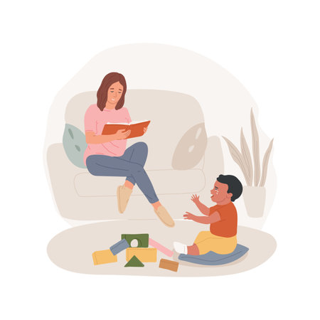 Do not pay attention isolated cartoon vector illustration.のイラスト素材