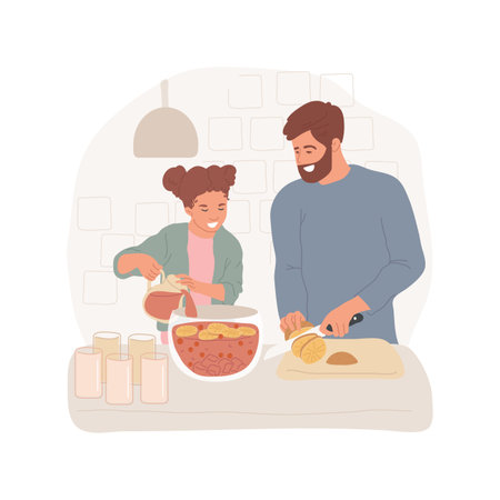 Punch isolated cartoon vector illustration.のイラスト素材