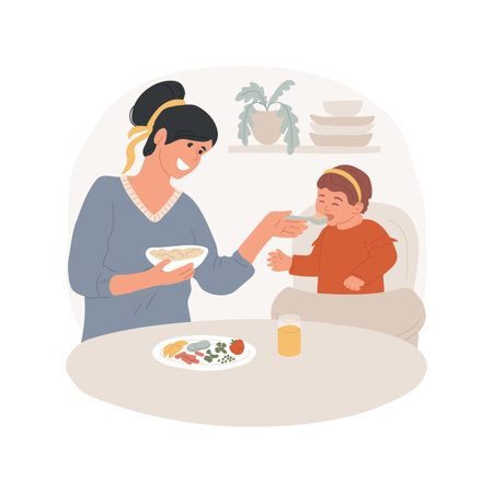 Introduce solids isolated cartoon vector illustration.のイラスト素材