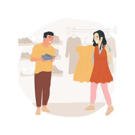 Friends advice isolated cartoon vector illustration.のイラスト素材