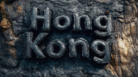 Coal Hong Kong City symbol art poster.の素材