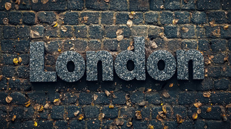 Granite Stone London City symbol art poster.の素材