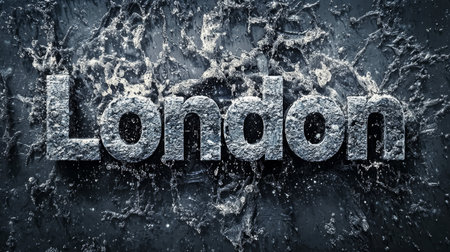 Grey London City symbol art poster.の素材