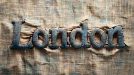 Linen London City symbol art poster.の素材