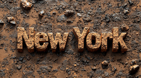 Mars New York City symbol art poster.の素材