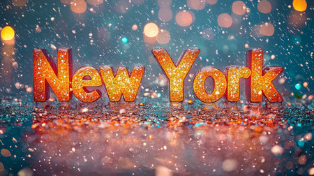 Opal Crystal New York City symbol art poster.の素材