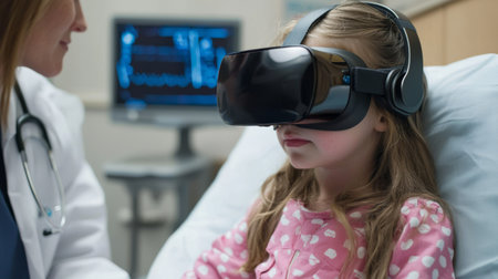 Photorealistic Virtual reality used for pain distraction during pediatric proceduresの素材