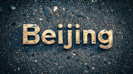 Asphalt Beijing City symbol art poster.の素材