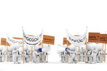 demonstrationの写真素材