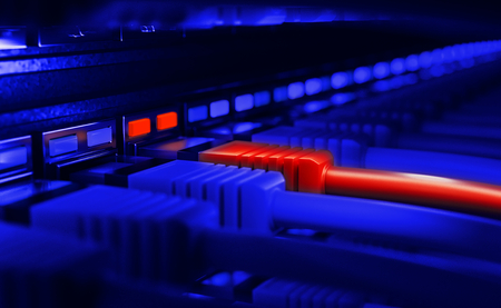 3D illustration - Disruption in the network