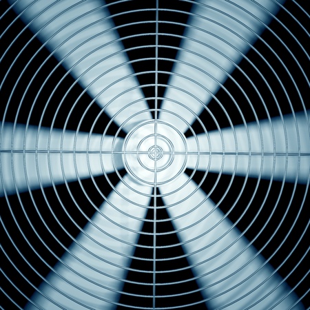 Spinning fan closeup の写真素材