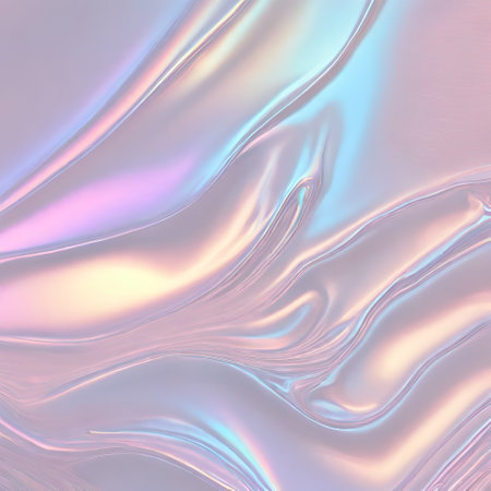 Holographic Abstract liquid background. Holo pastel poster. Pink-Blue art. High qualityの素材