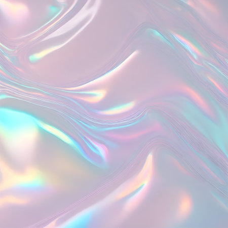 Holographic Abstract liquid background. Holo pastel poster. Pink-Blue art. High qualityの素材