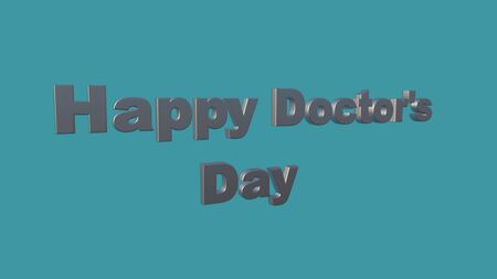 international doctors day 3d illustration.3d render of Happy Doctor`s Dayの写真素材