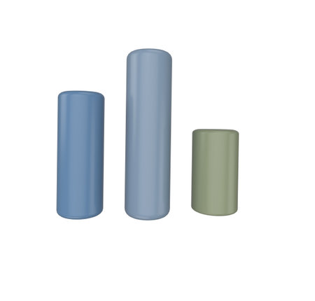 minimal 3d Illustration graphic bar icon. chart, growth concept 3d render.