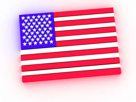 usa flagの写真素材