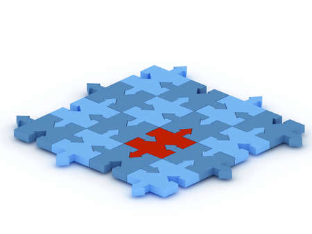 puzzle conceptの写真素材